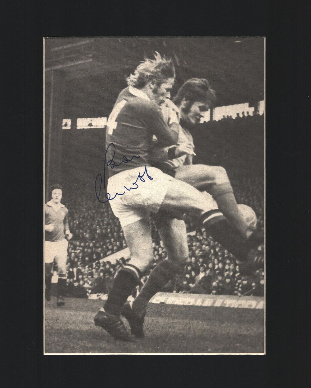 Lot 364: Football Brian Greenhoff signed black & white pictured...