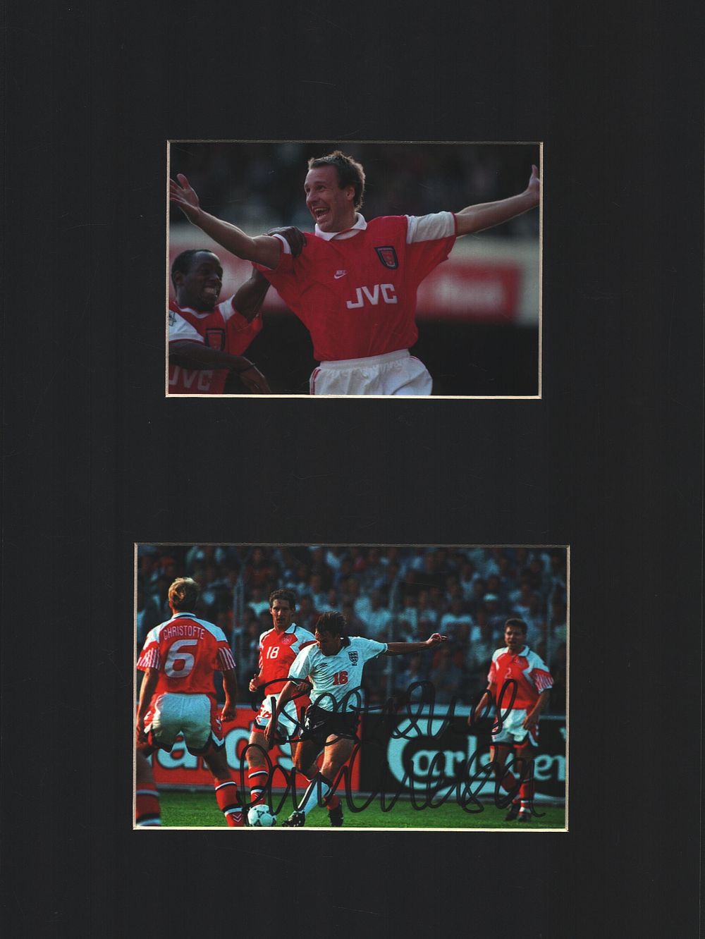 Lot 367: Football Paul Merson signed colour photo includes 1...