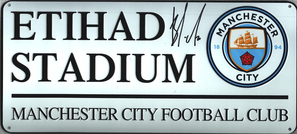 Lot 443: Bernardo Silva signed Manchester City - Etihad Stadium...