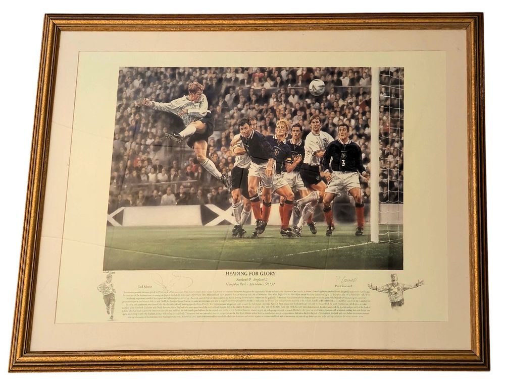 Lot 462: Heading for Glory colour print. Numbered 236/300. Signed...