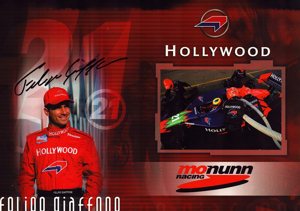Lot 475: Felipe Giaffone signed Monunn Racing 10x8inch colour promo...