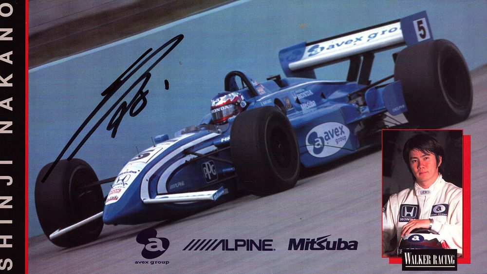 Lot 488: Shinji Nakano signed Walker Racing 10x6inch colour promo...