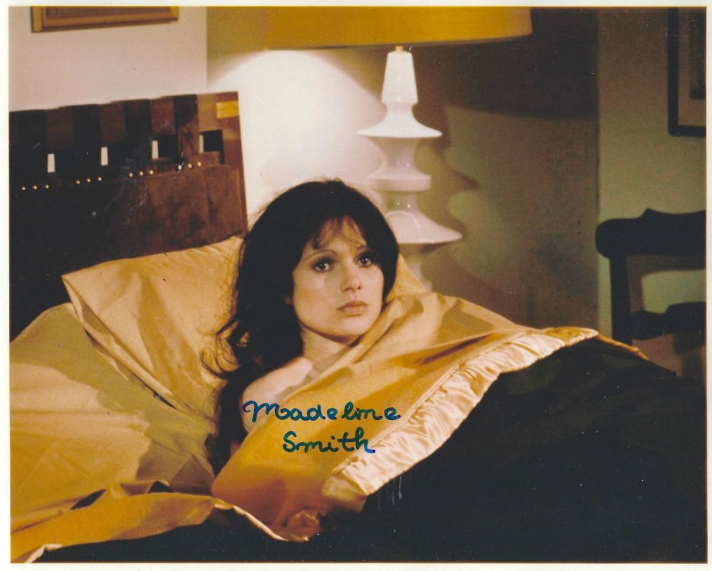 Lot 334: Madeline Smith signed 10x8 colour photo pictured as...