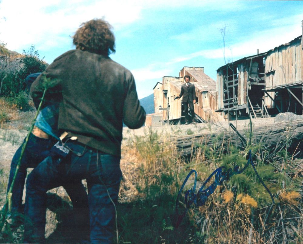 Lot 348: Clint Eastwood Actor Signed Dirty Harry 8x10 Photo....