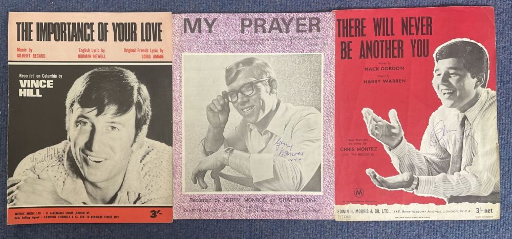 Lot 355: Music 3 Vintage Signed Sheet Music Booklets By...
