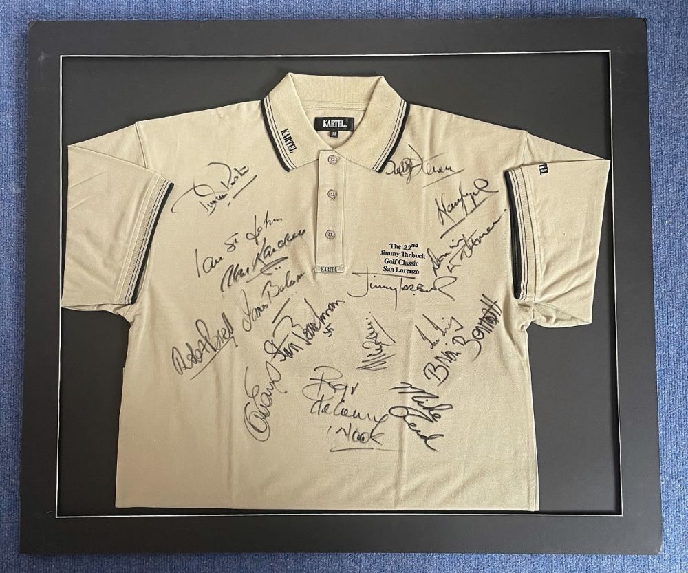 Lot 363: Golf Shirt Titled The 22nd Jimmy Tarbuck Golf...