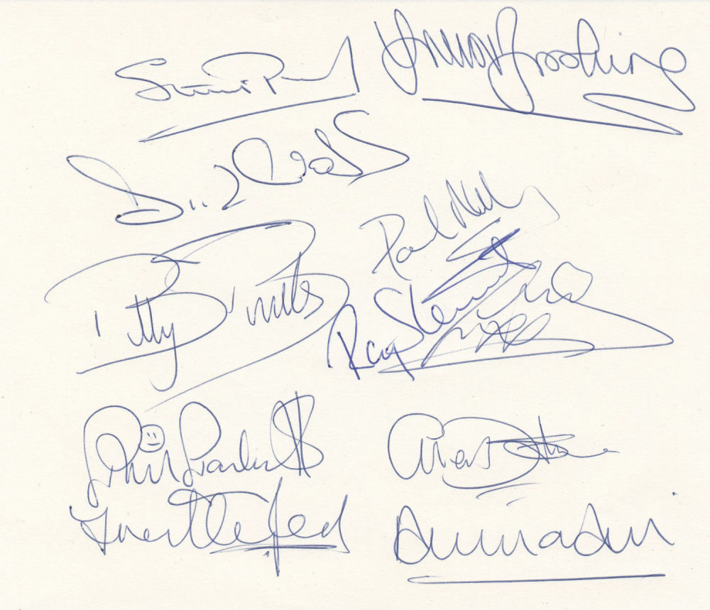 Lot 373: Football Autographed West Ham United - A Large...