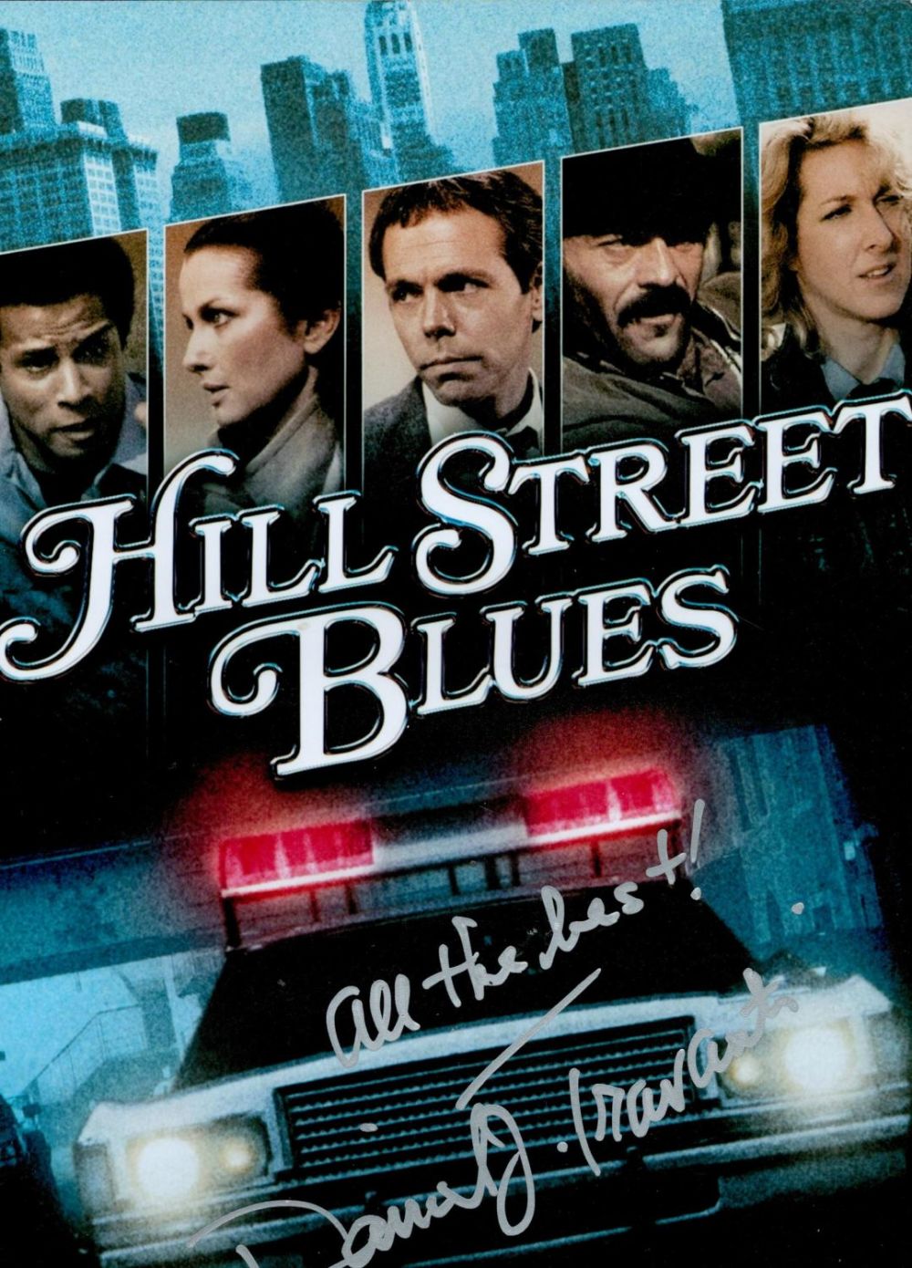Lot 55: Daniel J. Travanti signed Hill Street Blues 12x8...