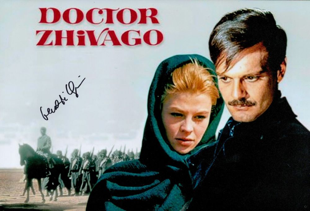 Lot 56: Geraldine Chaplin signed Doctor Zhivago 12x8 colour promo...