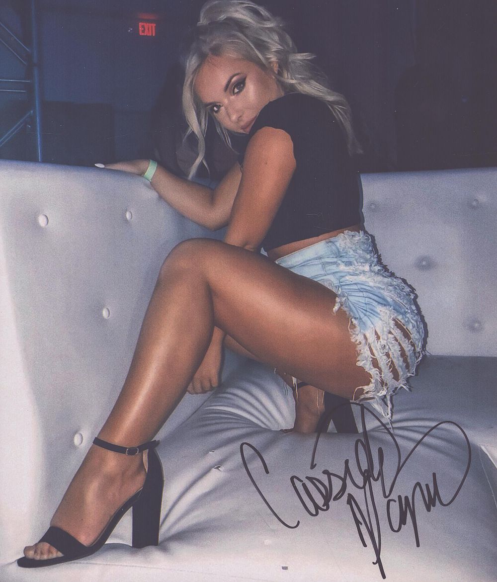Lot 424: Cassidy Payne signed 10x8inch colour photo. Good condition....