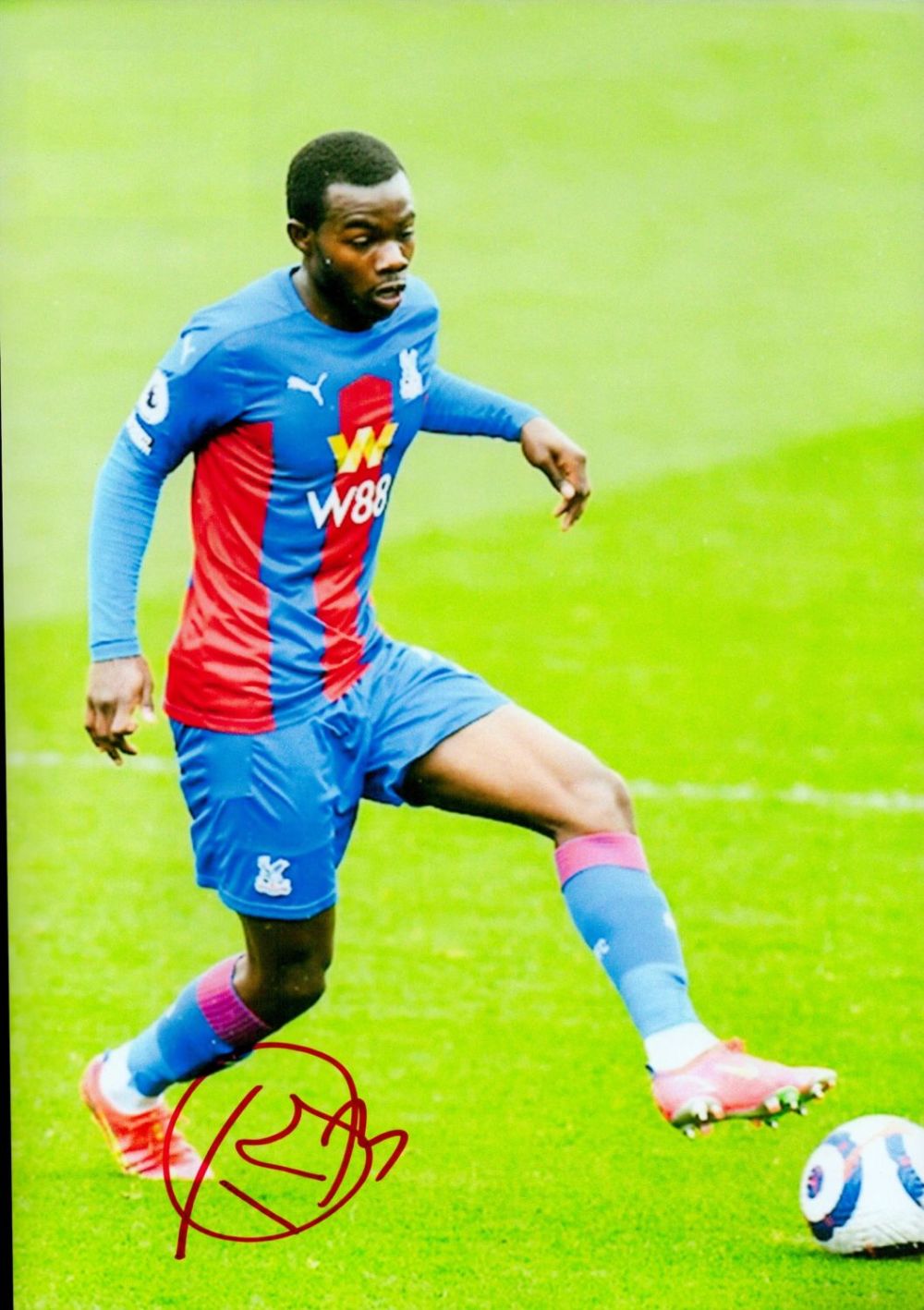 Lot 142: Tyrick Mitchell signed 12x8 colour photo pictured in...