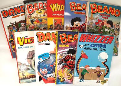 Hardback Comic Annual collection. Dandy, Beryl and Pearl, Whoopee! Beano 2011, Beano 2004, The