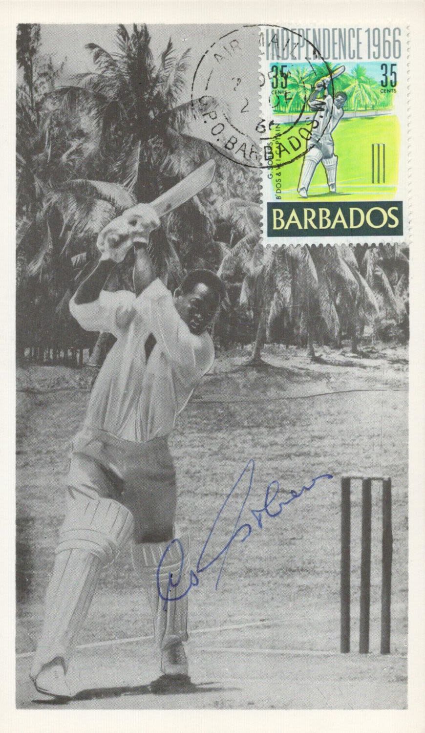 Lot 189: West Indian Cricket Legend Sir Garry Sobers AO...