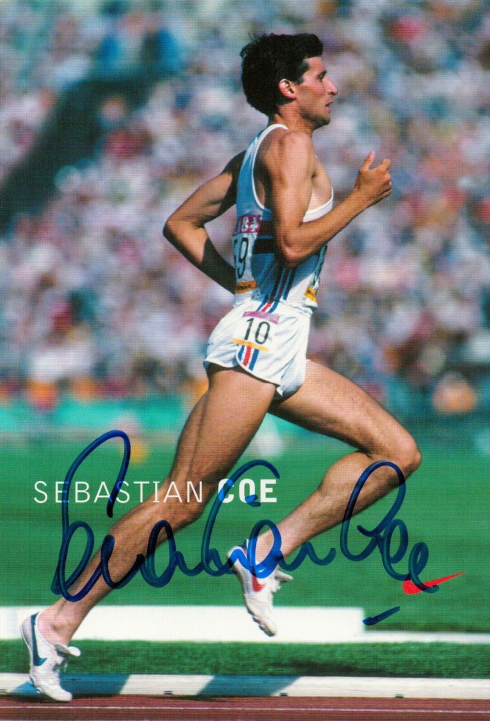 Lot 211: Olympic Champion Seb Coe (Baron Coe) Signed 6x4...