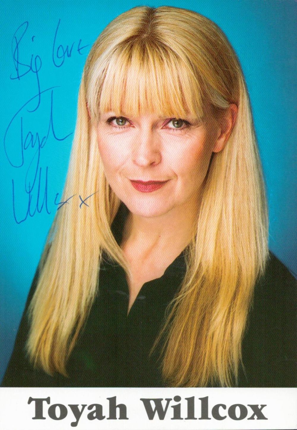 Lot 214: English Musician Toyah Willcox Signed 6x4 inch Colour...
