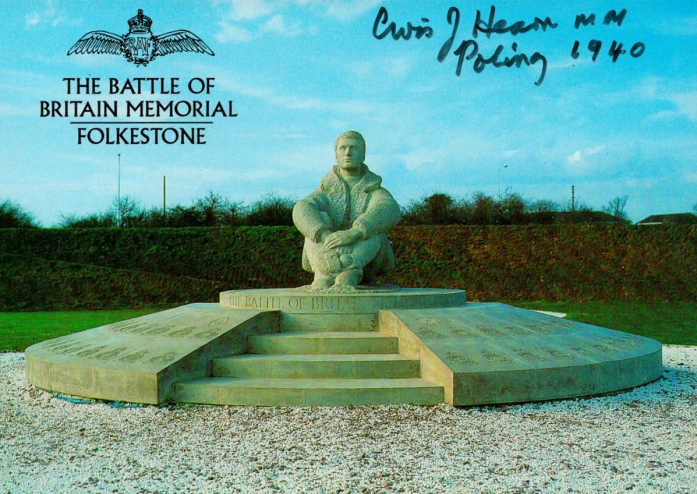 Lot 218: WW2 Corporal Avis Joan Hearn Signed Battle of...