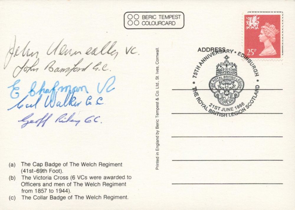 Lot 226: John Kenneally VC, John Bamford GC, E Chapman...