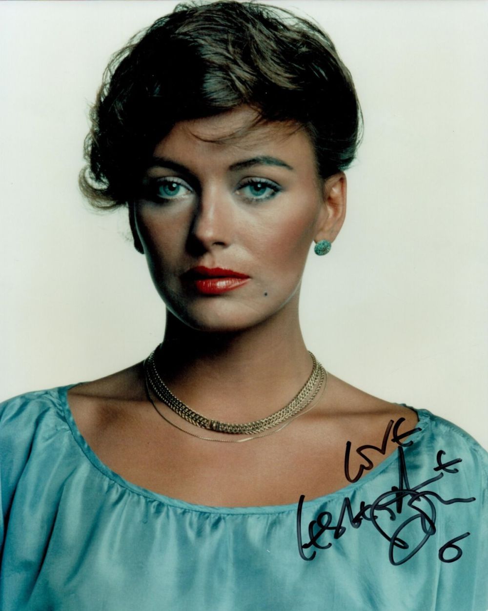 Lot 236: British Actress Lesley-Anne Down Signed 10x8 inch Colour...