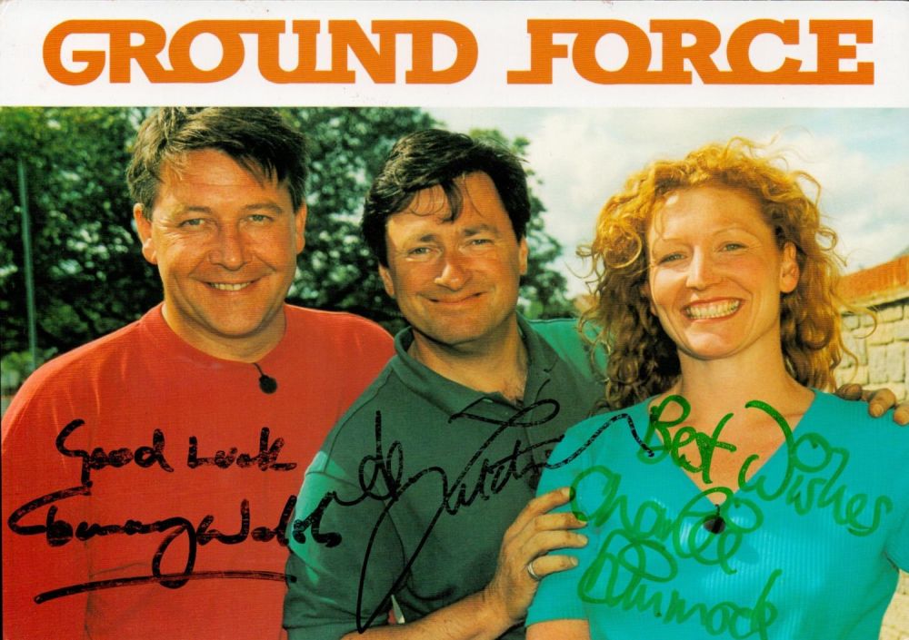 Lot 250: Charlie Dimmock, Alan Titchmarsh and Tommy Walsh Signed...
