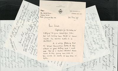 Correspondence collection, handwritten letter dated 1997 from The Whitehouse Coxon Wick