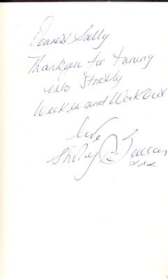 Shirley Ballas signed Murder on the Dance Floor hardback book. Dedicated and inscribed. Good