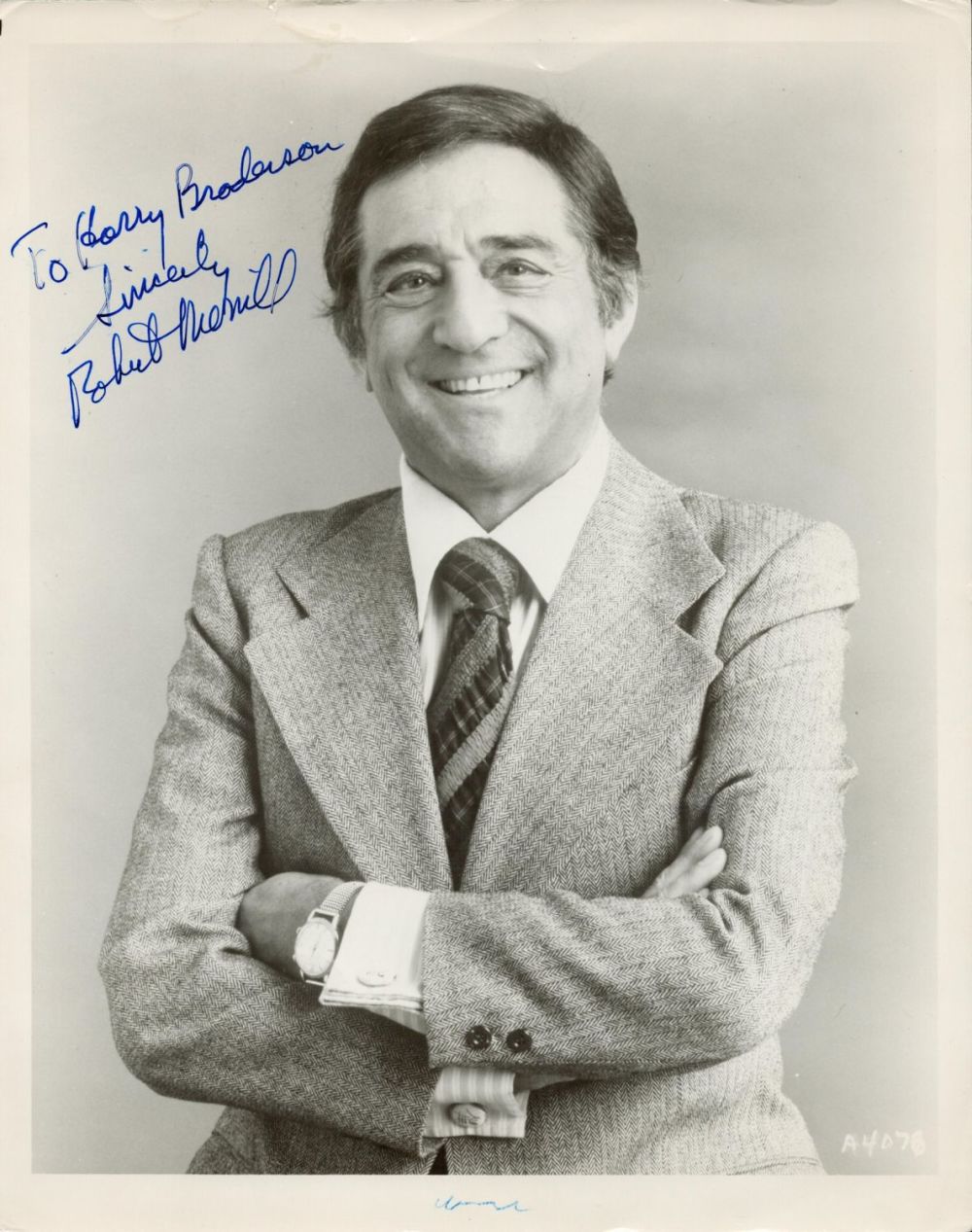 Lot 261: American Songwriter Robert Merrill Signed 10x8 inch Black...