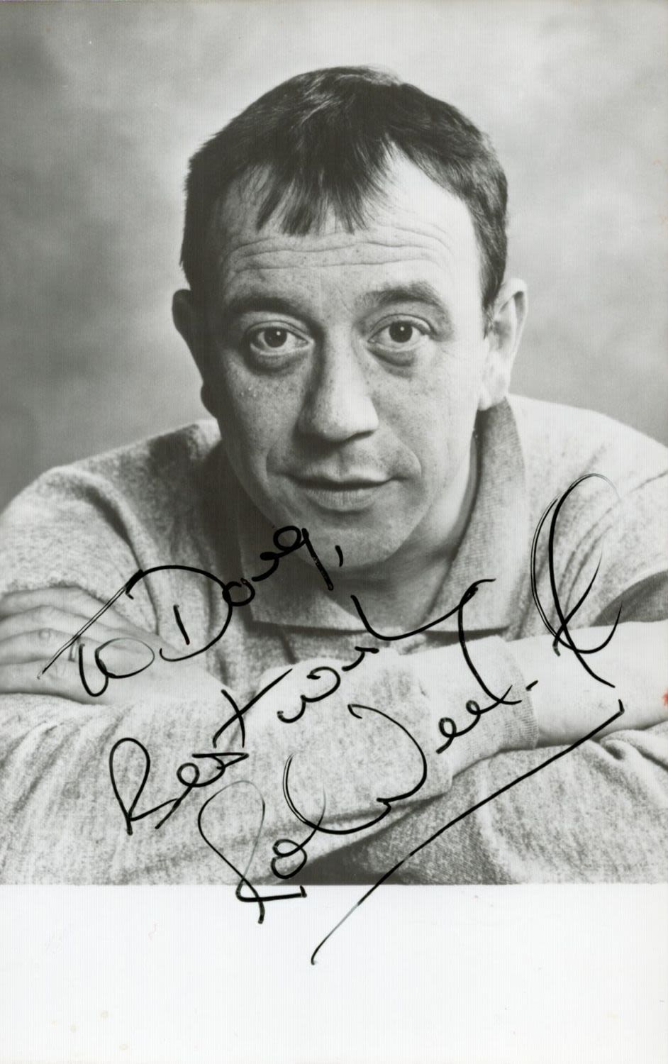 Lot 267: British Actor Robin Nedwell Signed 5. 5 x...