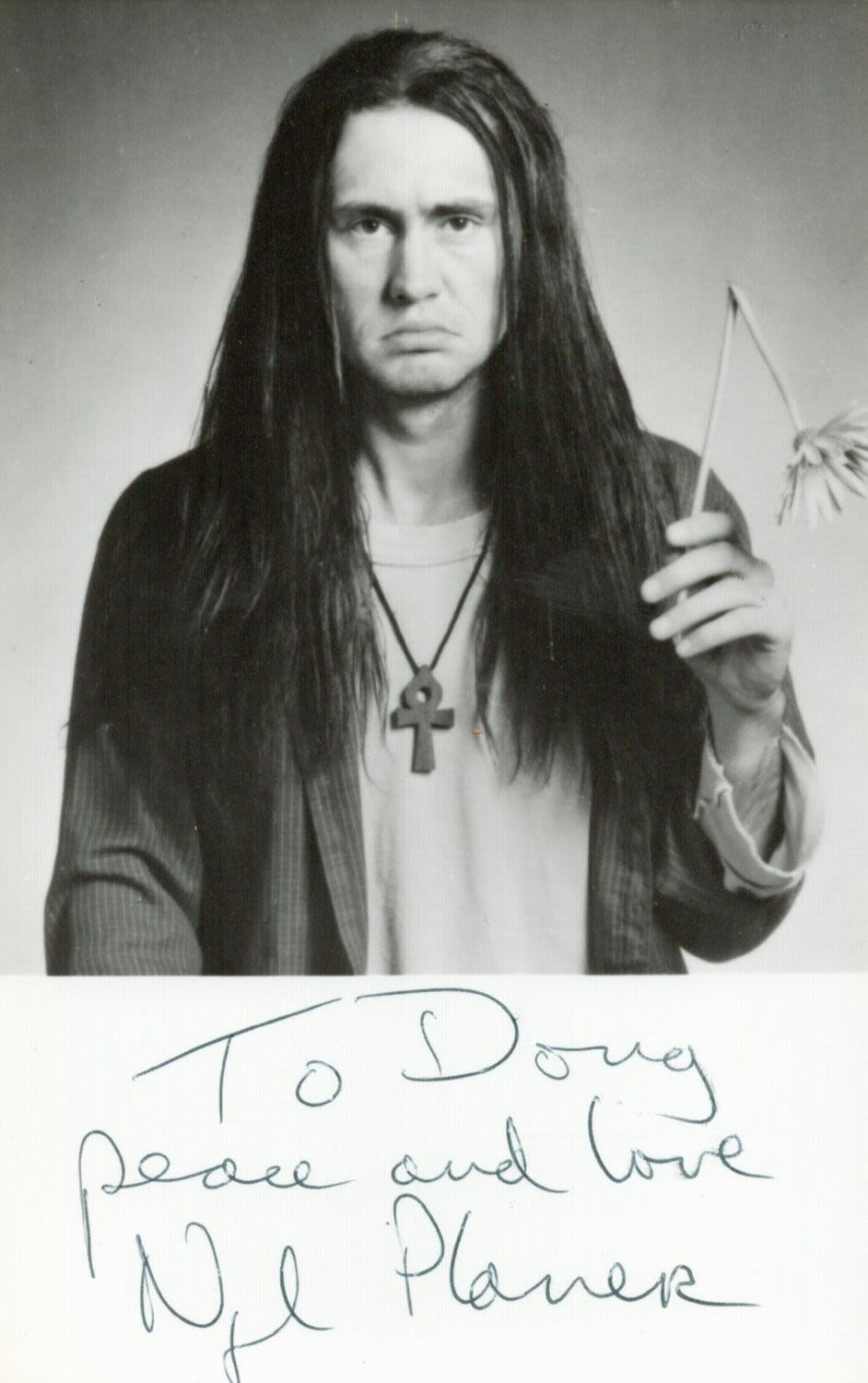Lot 268: British Actor Nigel Planer Signed 5. 5 x...
