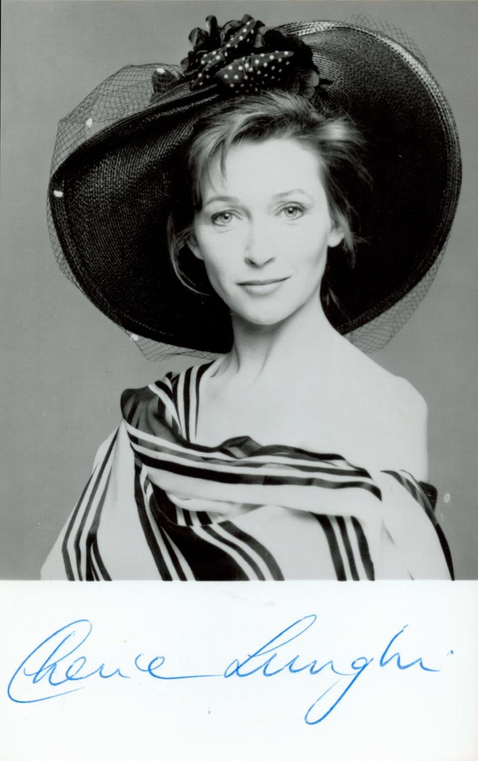 Lot 272: British Actress Cherie Lunghi Signed 5. 5 x...