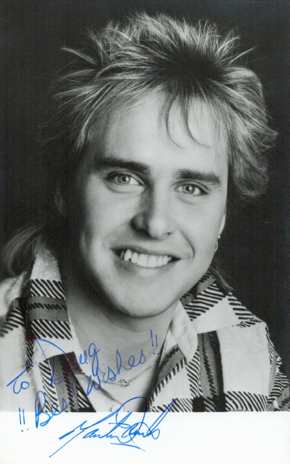 Lot 278: British TV and Radio Presenter Martin Daniels Signed...