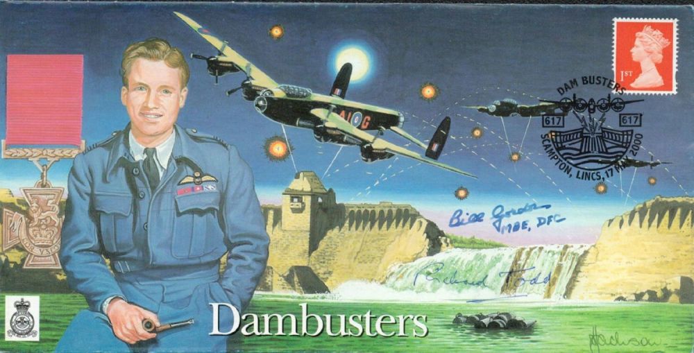 Lot 280: WW2 RAF Sqn Ldr Bill Gordon Signed Dambusters...