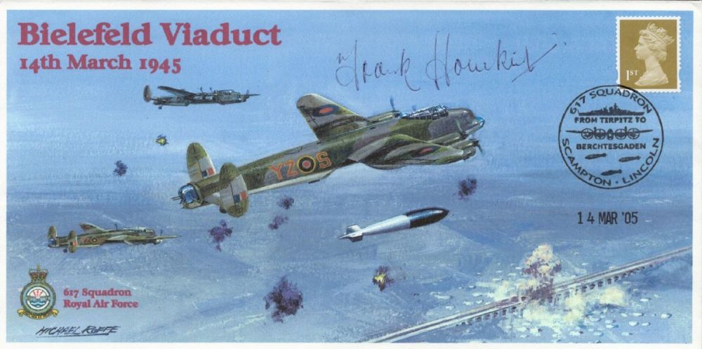 Lot 281: WW2 RAF W, O Frank Hawkins Signed Bielefeld...