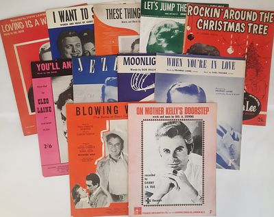 Music sheet collection. Cleo Laine, Frankie Laine, Moonlight Gambler, When You`re in Love