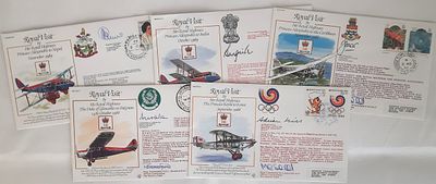 Military Signd FDC Collection. Brigadier D.R. Green CBE, Group Captain P. Langrill OBE, His