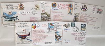 Military Signd FDC Collection. The Honourable Mrs M. Louloudis Assistant Secretary to H.R.H.