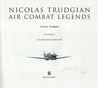 Military Collection. Nicolas Trudgian Limited Editio9n signed Air Combat hardback book 511 of
