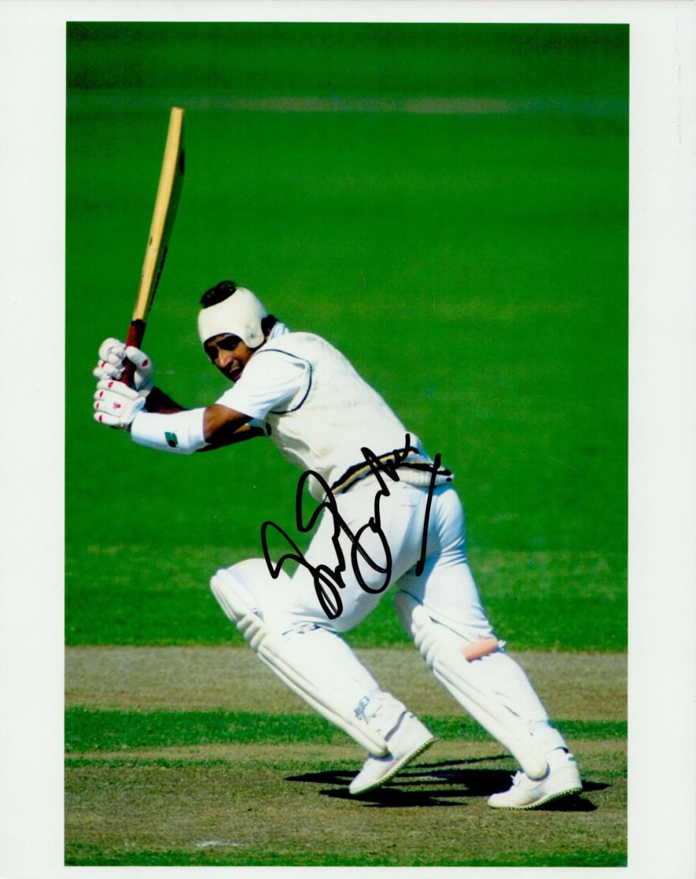 Lot 291: Cricket, Sunil Gavaskar signed 10x8 colour photograph. Indian...
