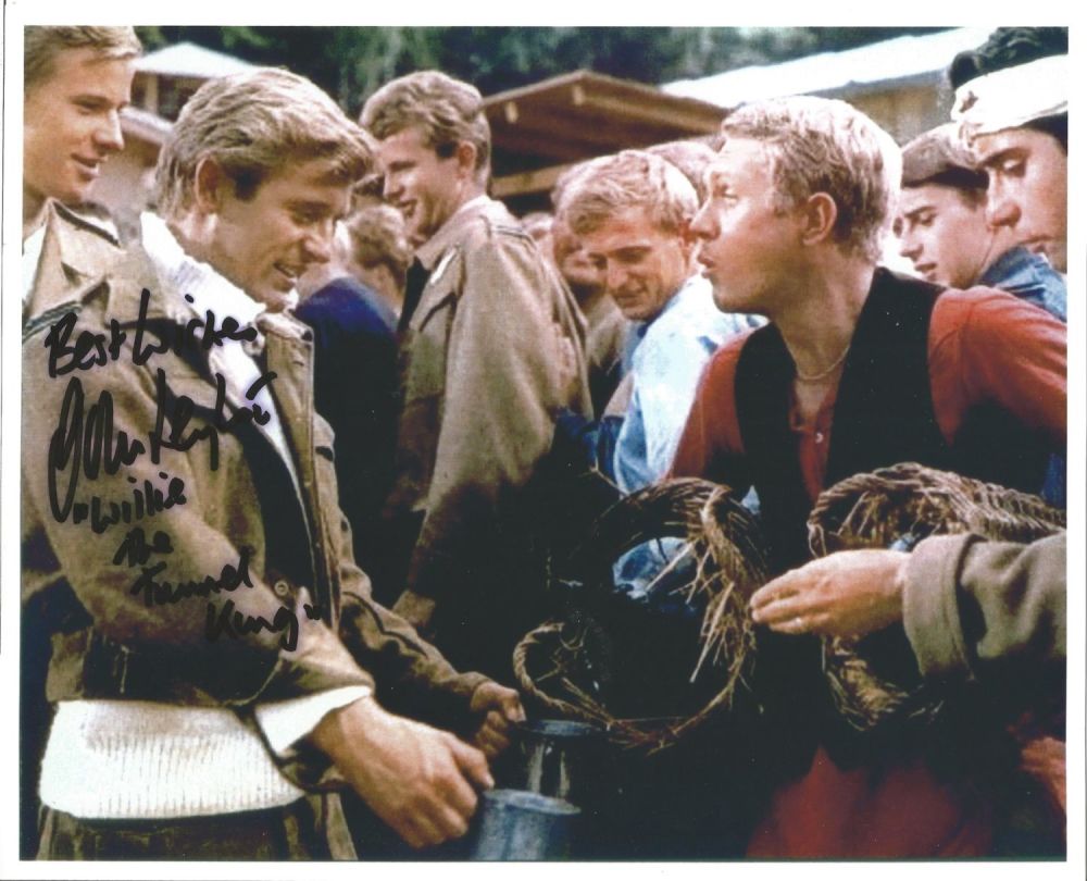 Lot 309: Actor John Leyton 10x8 signed colour photo in...