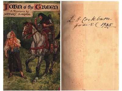 John O' the Green, by Jeffery Farnol. Published by Sampson Low, Martson and Co. First edition