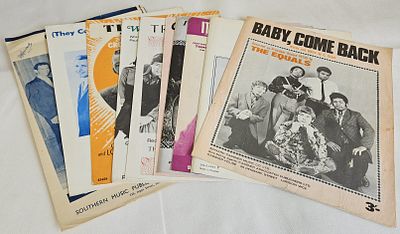 Music Sheet Collection. The Equals, Barry Gibb and Robin Gibb, It`s All in the Game, Dave
