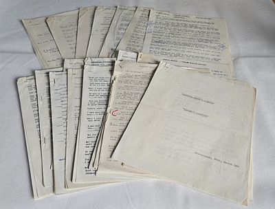 Vintage Script collection. BBC Workers Playtime by Charlie Chester Scripts, from dates 1950