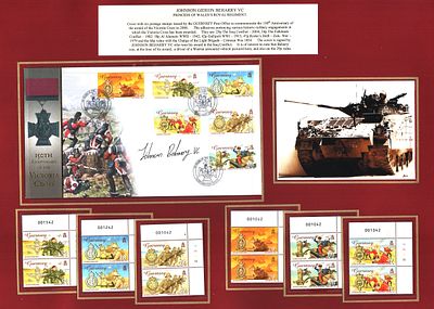 Victoria Cross L.CPL Johnson Beharry Prince of Wales Regiment signed 150th Anniversary of the
