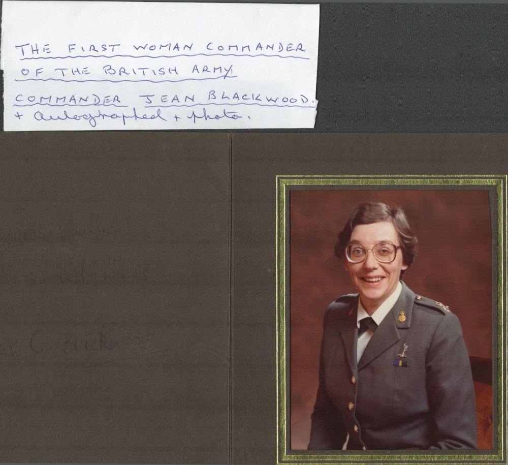 Lot 433: Commander Jean Blackwood first female commander of the...