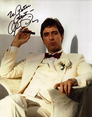 AL PACINO Actor signed ‘Scarface’ 8x10 Photo Good condition. All autographs come with a