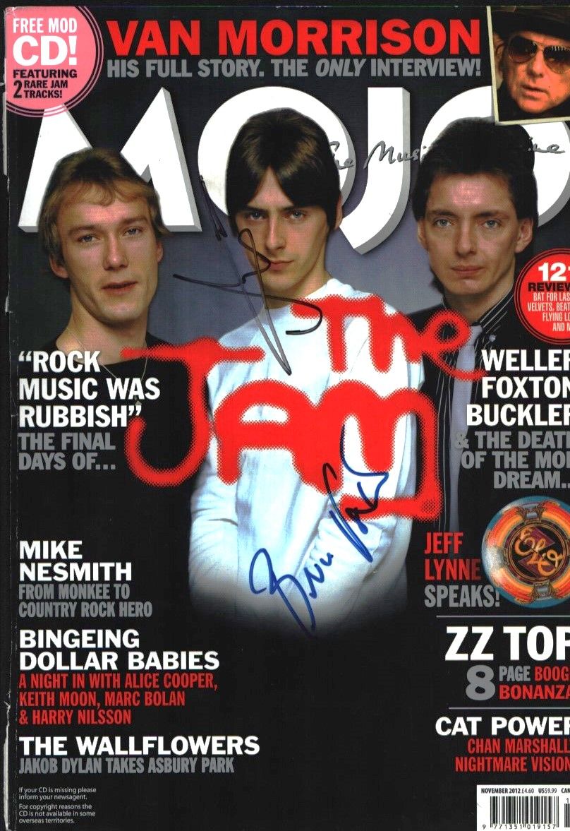Lot 181: Bruce Foxton and Rick Buckler signed front cover...