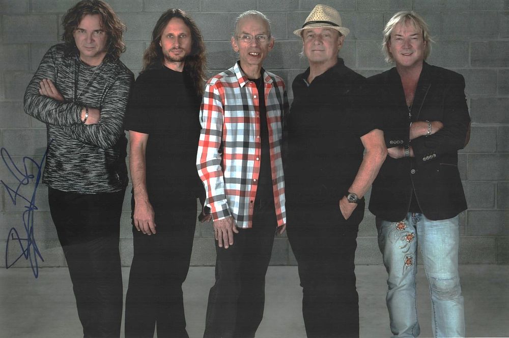 Lot 194: Alan White from the band Yes signed 16x12inch...