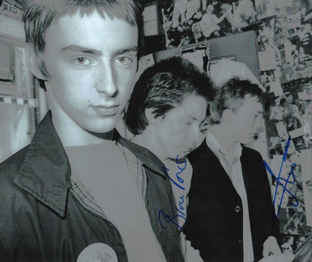 Lot 197: Bruce Foxton and Rick Buckler from The Jam...