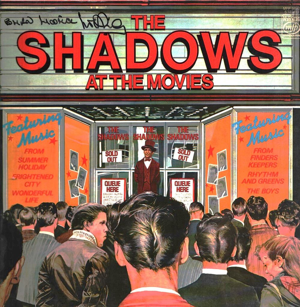 Lot 289: Brian Locking signed The Shadows at the Movies...