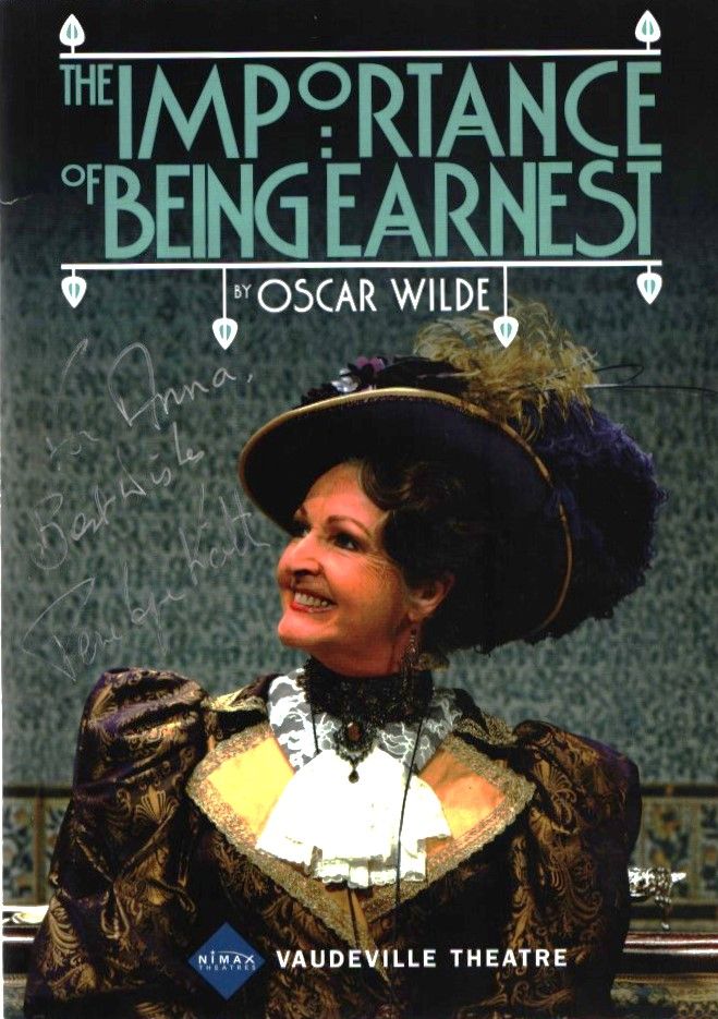 Lot 314: Penelope Keith signed The Importance of Being Earnest...