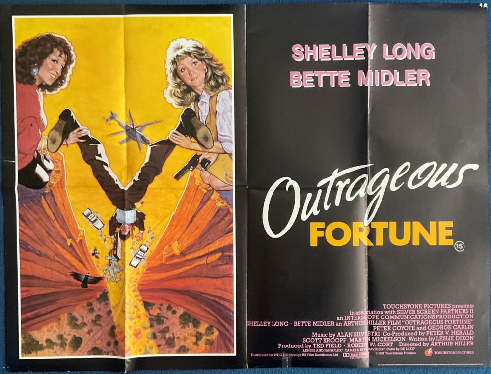 Lot 501: Outrageous Fortune, Original Cinema, Movie Poster starring Shelley...